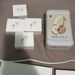 Apple AirPods Pro 3 (With Active Noise Cancellation) Head Phone, Watches & Beats Gold & Apple Watches Series 11 (42mm & 46mm)