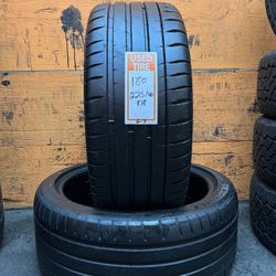 225/40R18 Michelin Pilot Sport 4s Full Pair of 2 Tires