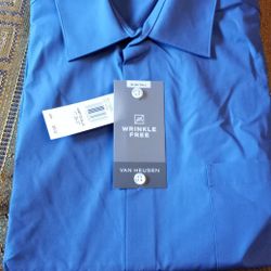 Van Heusen Men Shirt Size Xl. Or 17