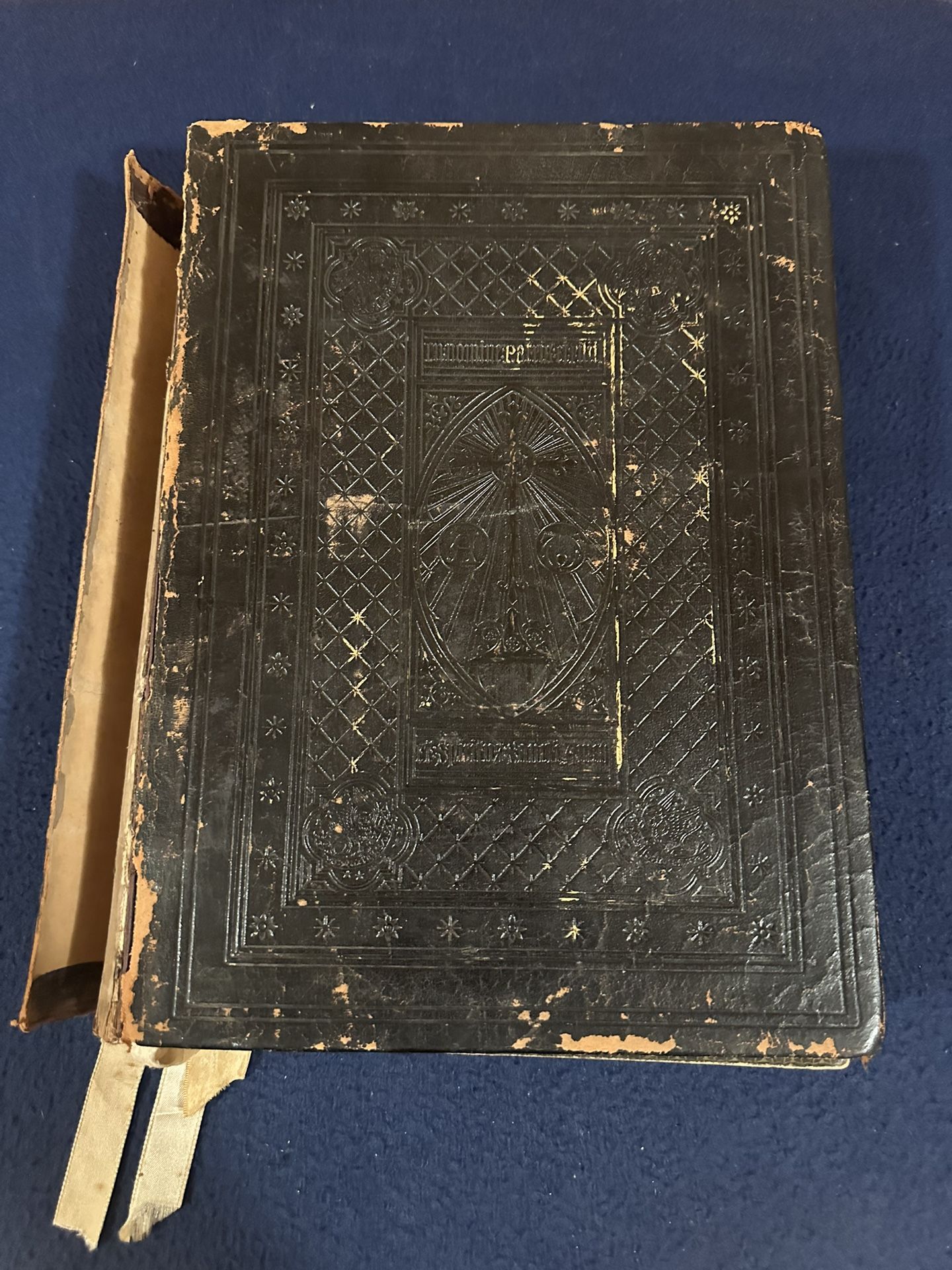 1903- Missale Romanum Ancien livre de messe Livre liturgique Messe+Chants liturgique Latin Religion