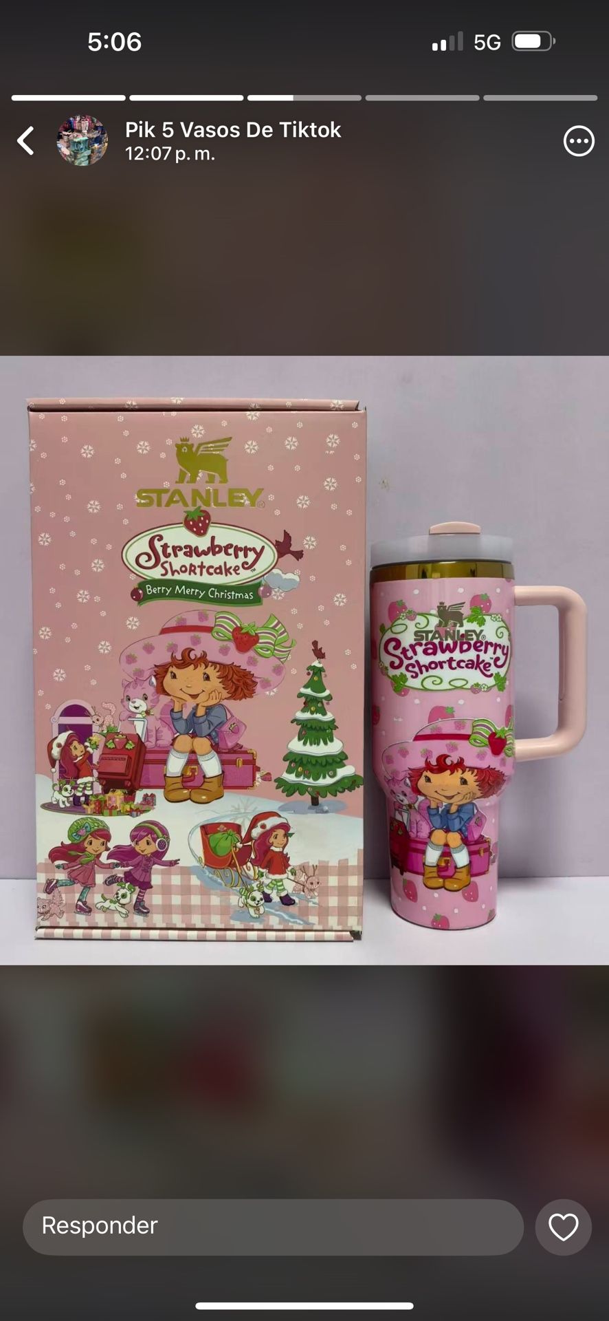 Vaso Estanley. De Fresita