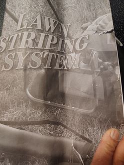 Lawn striping sustem