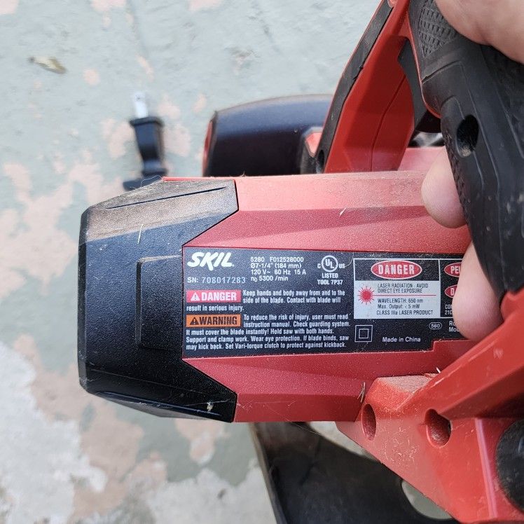 SKIL 7-1/4 Corded Circular Saw FO01(contact info removed)