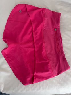 Lululemon pink speed up shorts