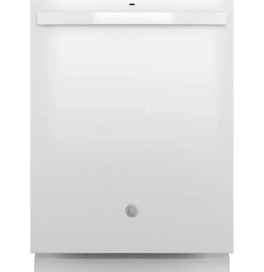 GE Dry Boost 24 in Top Control Built in Dishwasher White - Main Image