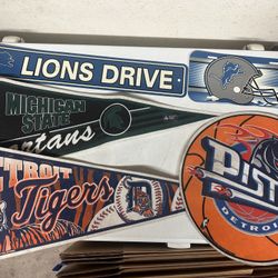 Detroit/Michigan Sports Decor
