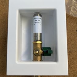 Ice Maker Valve Wall Box With Faucet