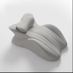 New! Adjustable Curved Massage Pillow for Sleeping, Side and Back Sleepers - Relieves Leg and Neck, Black, Zippered, Hand Wash Only, Comfortable Pillo