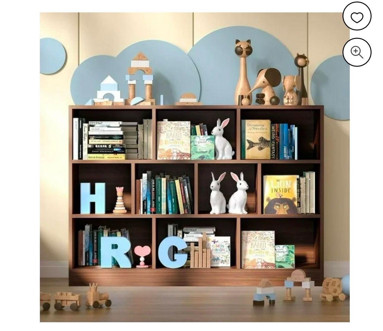 Wood Bookshelf