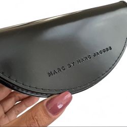 Marc by Marc Jacobs black leather sunglasses case  *only case
