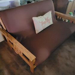 Solid Oak Futon -