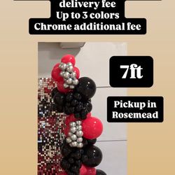 Standing Balloon Garland 7ft