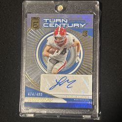 Ladd McConkey Auto Rookie Card