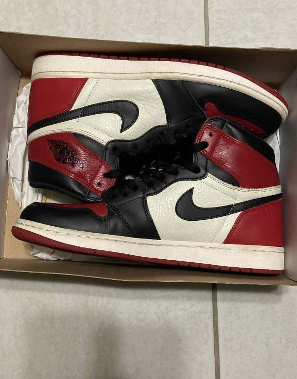 Jordan 1 Bred Toe