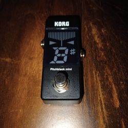 Korg Pitch Black Mini Tuner Pedal