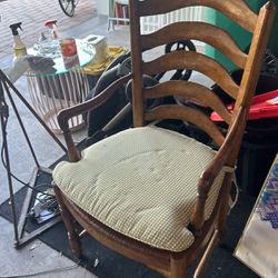 Nice Ladder Back Chair Antique