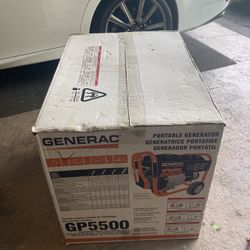 GENERAC  GENERATOR GP5500  New Sealed Box.
