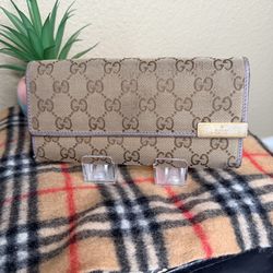 🔥G U C C I—GG Supreme Continental Wallet – Made in Italy