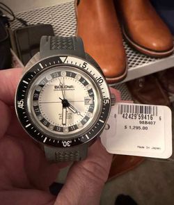Bulova Oceanographer GMT Devil Diver Automatic Snorkel Full Lume Dial Divers Watch Wristwatch