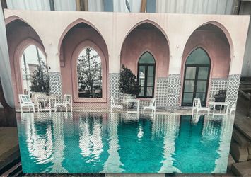 Moroccan Resort Wall Art Print