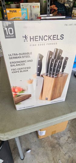 Henckels Fine Edge Forged 10-piece Knife Block Set
