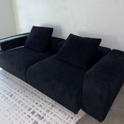 Black Modern Couch 