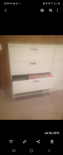 Lateral file cabinets sold each One