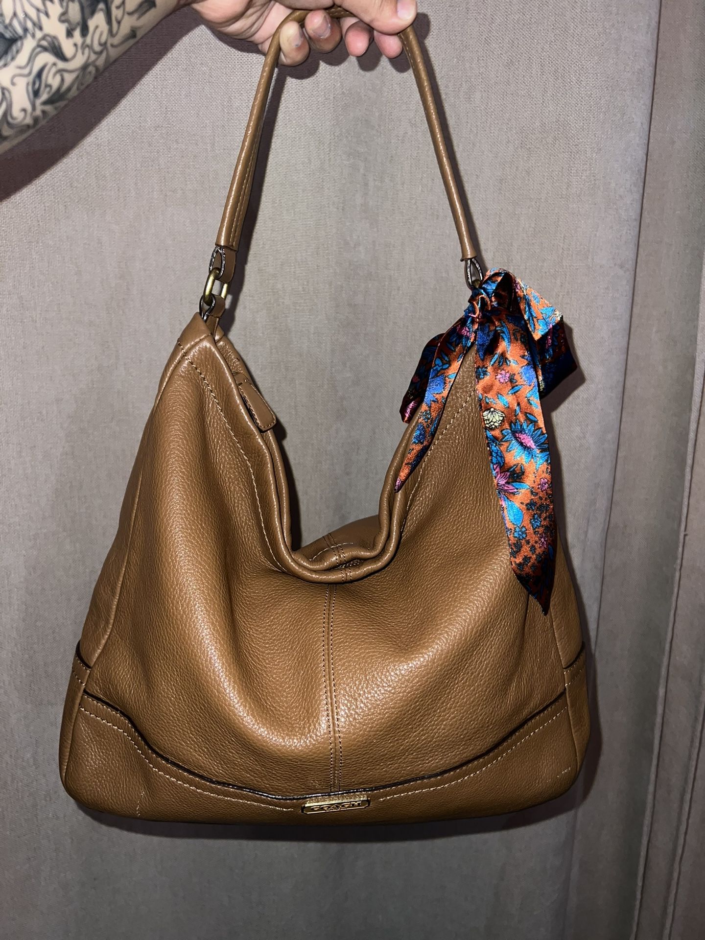 Coach Park Leather Hobo Shoulder Bag