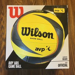 Wilson AVP ARX Beach Game Volleyball - Brand New In Box