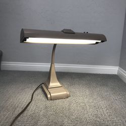Retro Industrial Brown Metal Art Specialty Co. Desk Lamp
