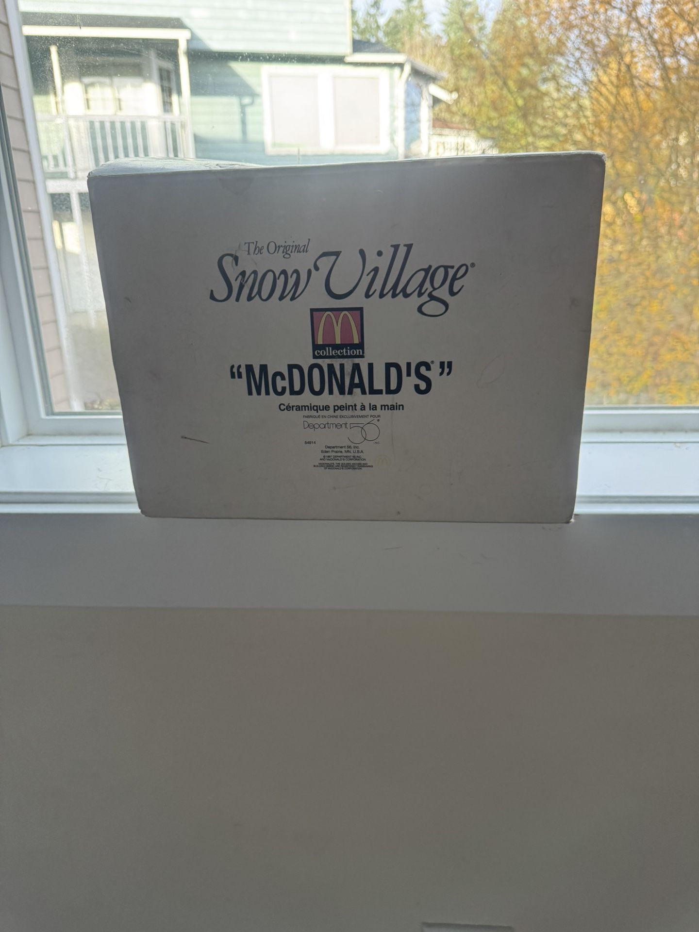 Snow Village Mc Donald’s