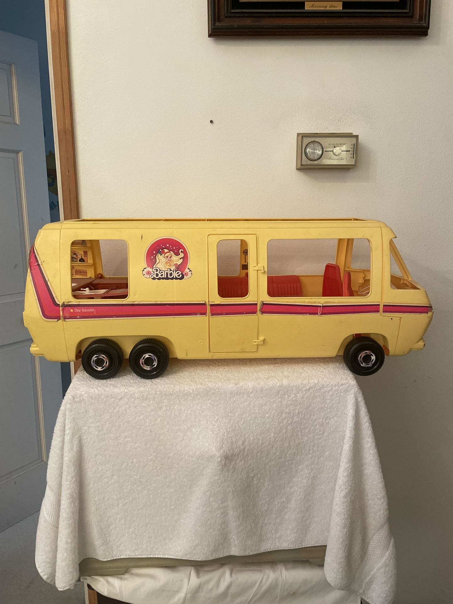 Vintage 1970s Barbie Doll RV Trailer Camper Toy Vehicle Mattel