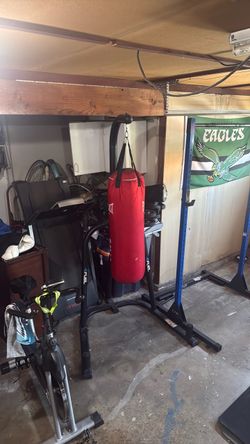 Punching bag with stand