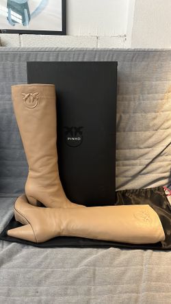 PINKO - Leather Boots 👢 Made In Italy 🇮🇹 Size 37