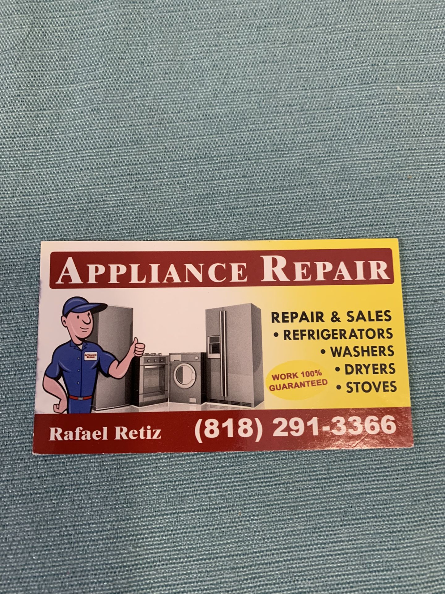 Used Appliances , Repairs , Dyer Clean Up