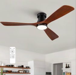 Ceiling Fan with Light and Remote