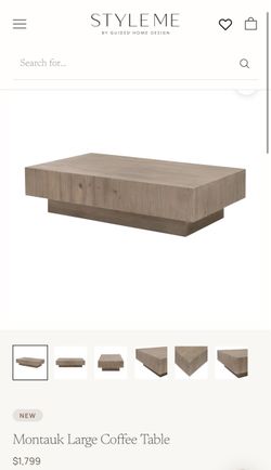 Style me GHD coffee table