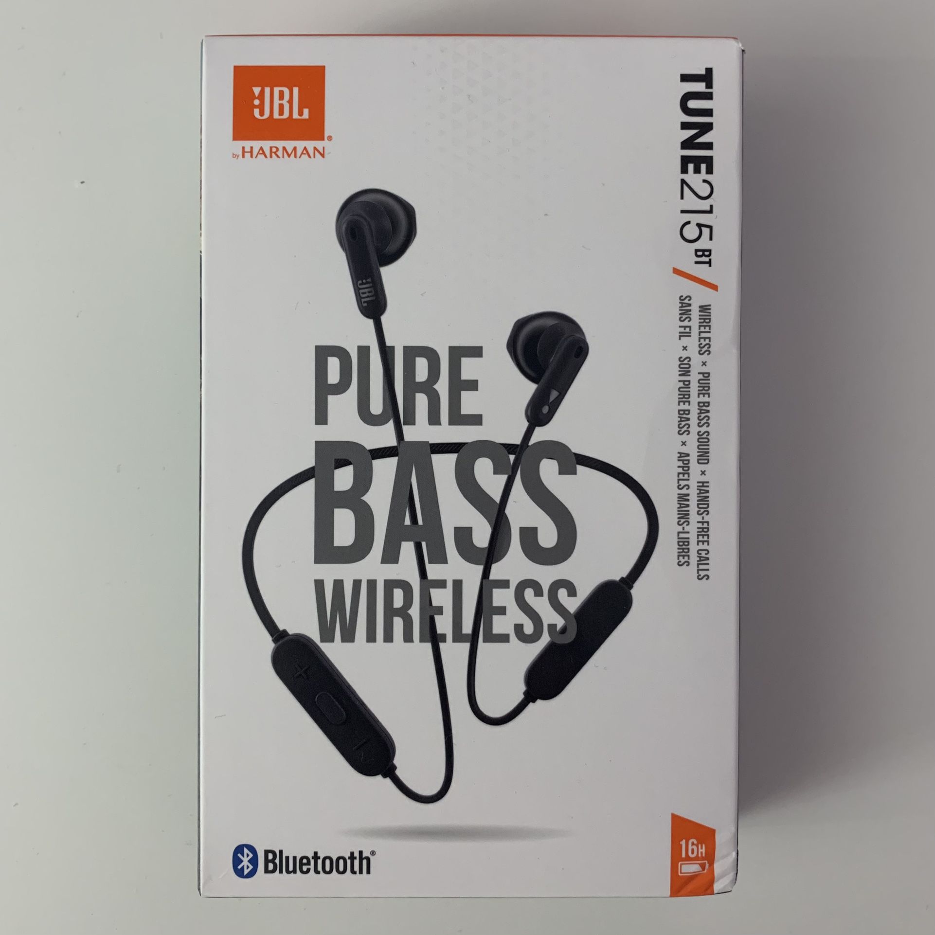 JBL Tune 215 Bluetooth Wireless Earbud Headphones - Black