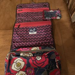 Fossil Travel Hanging Tote Bag & Wallet