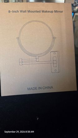 8-Inch Wall Mounted Makeup Mirror