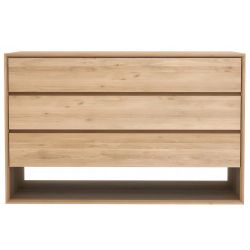 Oak Nordic Chest of Drawer - 3 drawers