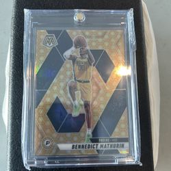 2024-25 Bennedict Mathurin Mosaic Honey Comb Case Hit Card🔥