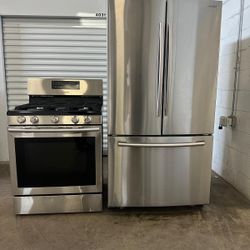 Samsung 3-Door French Door Refrigerator + Gas Stove – FREE Delivery & 60-Day Warranty!