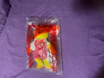 VINTAGE McDonald's Teenie Beanie Baby "Birdie the Bear" #3 (2004) Happy Meal 25th Anniversary Collectible