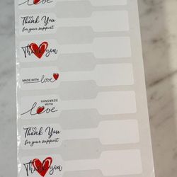 4 Mixed Designs Jewelry Tags