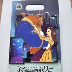 2025 DISNEY LE 2200 BEAUTY & BEAST NEW PIN