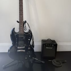Epiphone Electronic Guitar w/ mini Amp & Cord