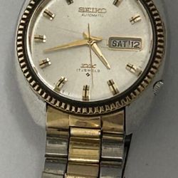 Vintage Seiko Automatic Two Tone Watch 