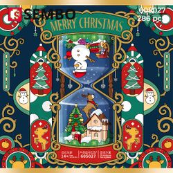 Sembo Block Christmas Hourglass