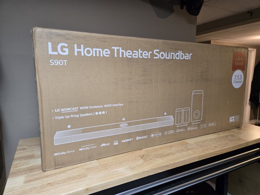 Brand New LG - 7.1.3-Channel S90TR Home Theater